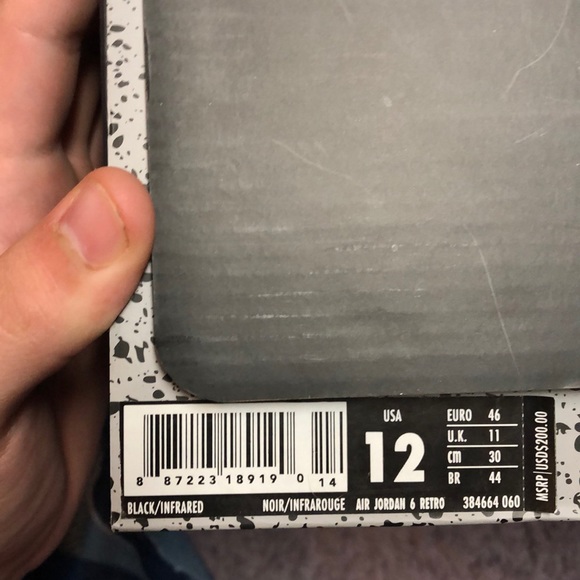 2019 Jordan 6 “ Infrared” - Picture 7 of 7